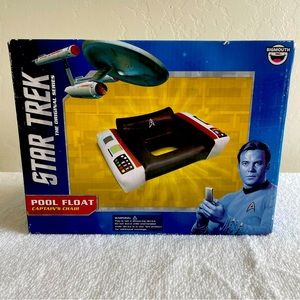 Star Trek Captain Kirks Chair 4ft Inflatable Pool Float by Big Mouth Inc New NIB